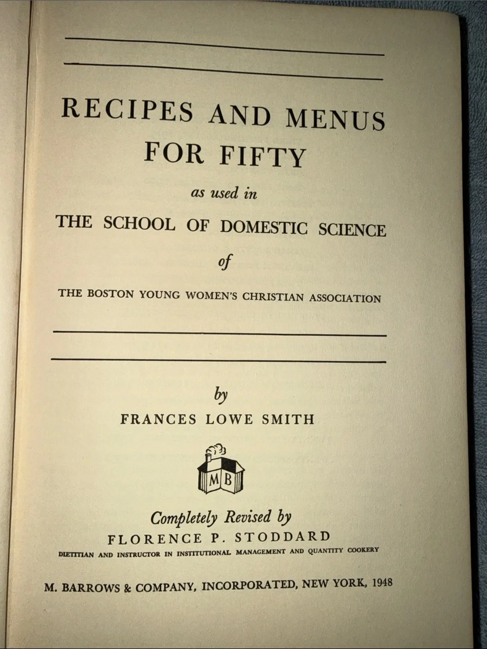 Country Fair Cookbook - Recipes and Menus for Fifty - The Complete Everyday Cook